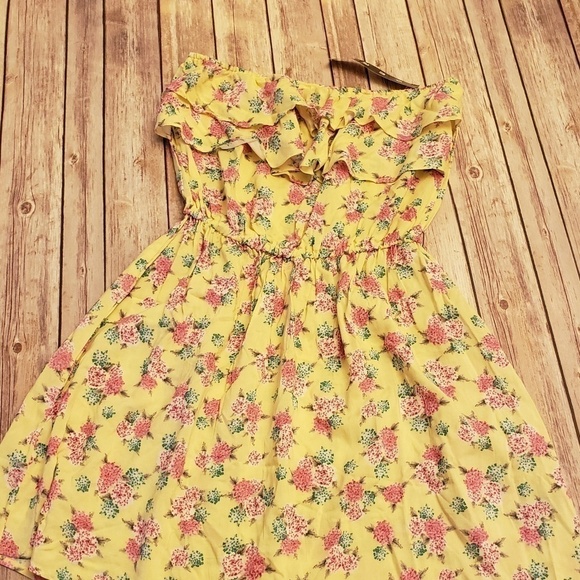 SNAP strapless dress - Picture 3 of 4